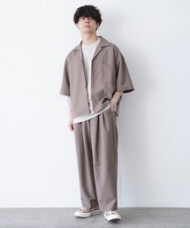 INTER FACTORY | ファッションインフルエンサー ゆーすけ × INTER FACTORY　loose TR shirt setup / ルーズTRシャツセットアップ(シャツ/ブラウス)