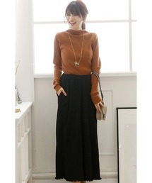 ElegChic（エレグシック）の「メローフレアニットパンツ（その他パンツ）」