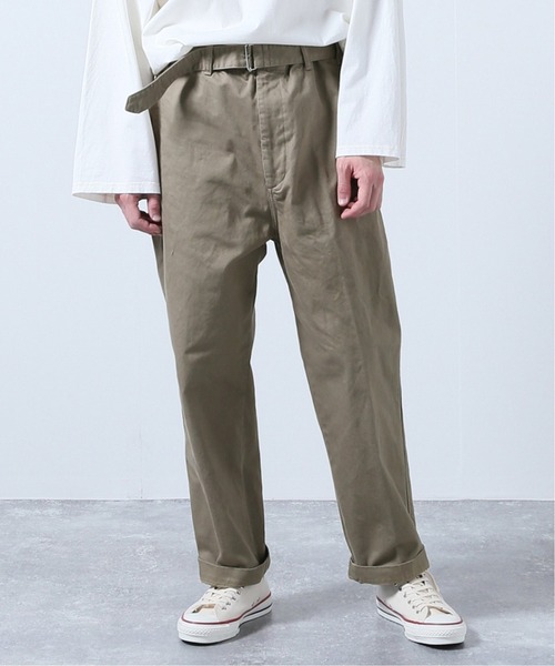 ジャーナルスタンダードホームステッドワイドテーパードチノパンツ JOURNAL STANDARD J.S HOMESTEAD チノパン J.S.Homestead