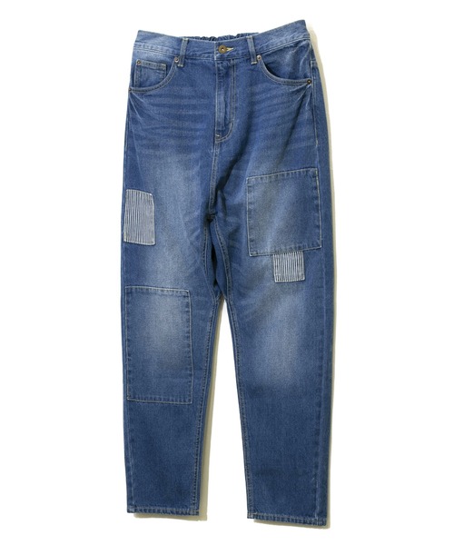 Milimili ミリミリ パンツ ガゼットクロッチリメイクデニムパンツ デニムパンツ Slow Go Go Slow Caravan ゴースロー キャラバン のファッション