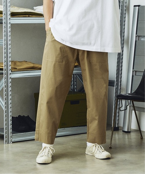 JOURNAL STANDARD relume（ジャーナルスタンダード　レリューム）の「【HOUSE HOLD / ハウスホールド】 サルエル ベイカーパンツ（その他パンツ・メンズ・ベージュ/アイボリー/オリーブ・3/4/1/2）」の2枚目の写真