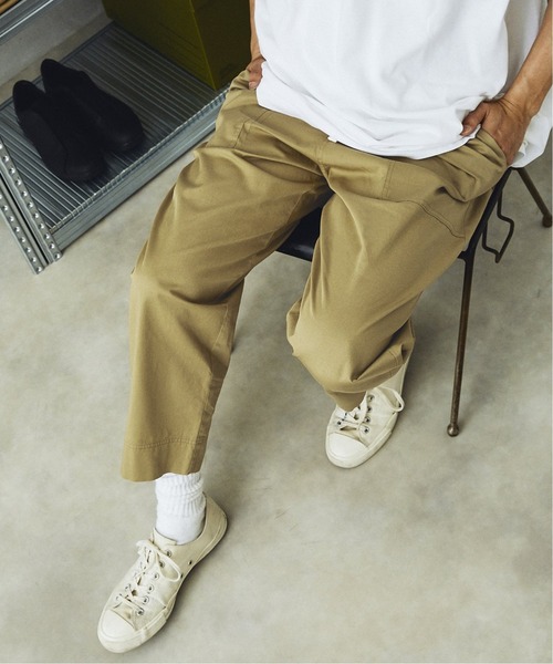 JOURNAL STANDARD relume（ジャーナルスタンダード　レリューム）の「【HOUSE HOLD / ハウスホールド】 サルエル ベイカーパンツ（その他パンツ・メンズ・ベージュ/アイボリー/オリーブ・3/4/1/2）」の9枚目の写真