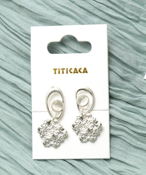 チチカカ（チチカカ）の「メタルパーツプチシェルピアス（ピアス（両耳用）・レディース・ゴールド/シルバー・FREE）」の2枚目の写真
