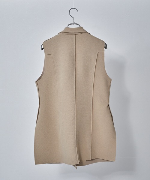 ECRIRE（エクリール）の「ノースリテーラーベスト（ベスト・レディース・ベージュ/カーキ/ピンク/ブラック・フリー）」の17枚目の写真
