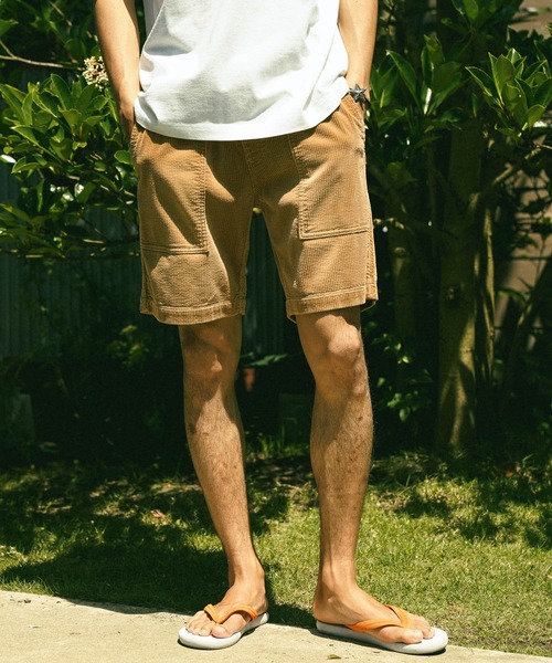 BAYFLOW（ベイフロー）の「カリフォルニアコールショートパンツ（その他パンツ・メンズ・チャコール/ライトピンク/ライトグリーン/オフホワイト/サックスブルー/ネイビー/オレンジ/ベージュ・LARGE/SMALL/MEDIUM）」の4枚目の写真