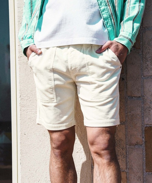 BAYFLOW（ベイフロー）の「カリフォルニアコールショートパンツ（その他パンツ・メンズ・チャコール/ライトピンク/ライトグリーン/オフホワイト/サックスブルー/ネイビー/オレンジ/ベージュ・LARGE/SMALL/MEDIUM）」の2枚目の写真