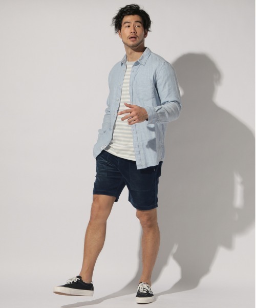 BAYFLOW（ベイフロー）の「カリフォルニアコールショートパンツ（その他パンツ・メンズ・チャコール/ライトピンク/ライトグリーン/オフホワイト/サックスブルー/ネイビー/オレンジ/ベージュ・LARGE/SMALL/MEDIUM）」の19枚目の写真