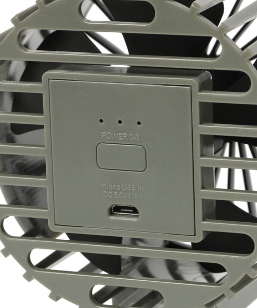 niko and...(ニコアンド)の「【Circus(サーカス)】ミニ扇風機(アウトドアグッズ・レディース・オリーブ/イエロー・0)」の10枚目の写真