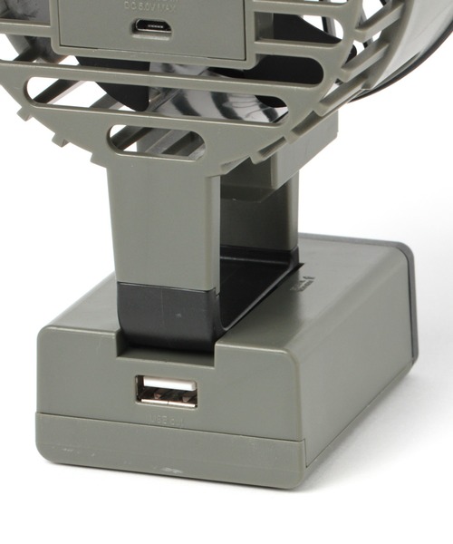 niko and...(ニコアンド)の「【Circus(サーカス)】ミニ扇風機(アウトドアグッズ・レディース・オリーブ/イエロー・0)」の11枚目の写真