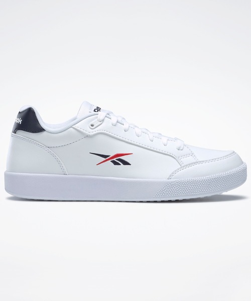 Reebok(リーボック)の「ベクター スマッシュ / Vector Smash(スニーカー・メンズ・ホワイト×ネイビー/ホワイト×レッド/ブラック×ホワイト/ホワイト×ホワイト・28.5cm/23.0cm/24.5cm/26.0cm/26.5cm/27.0cm/23.5cm/25.0cm/27.5cm/29.0cm/25.5cm/24.0cm/28.0cm/29.5cm/22.5cm/31cm)」の3枚目の写真