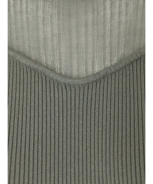 MERCURYDUO（マーキュリーデュオ）の「シアースリーブプリーツニットワンピース（ワンピース・レディース・アイボリー/ミント/ラベンダー・FREE）」の21枚目の写真