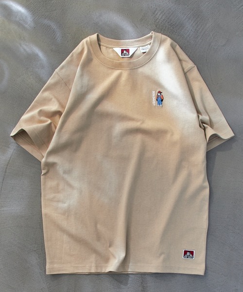 BEN DAVIS（ベンデイビス）の「【 BEN DAVIS ベンデイビス 】MINIGOLILA EMB TEE ミニゴリラ刺繍Ｔシャツ　バックロゴ（Tシャツ/カットソー・レディース・ホワイト/ブラック/ベージュ/グリーン/ブルー・SMALL/MEDIUM/LARGE/X-LARGE）」の6枚目の写真