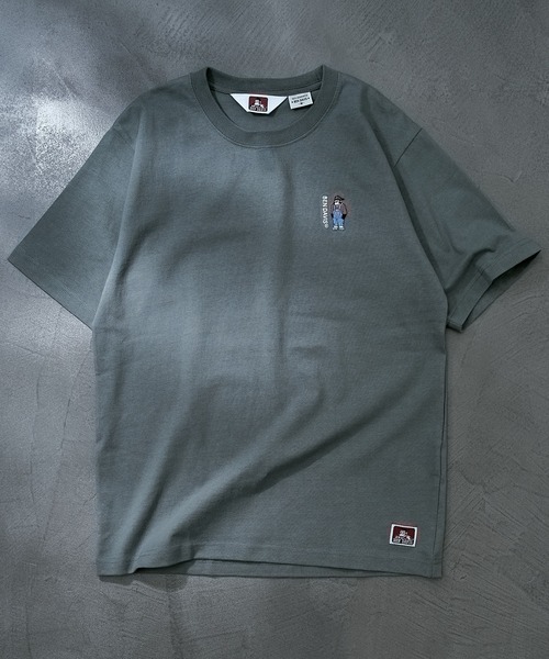 BEN DAVIS（ベンデイビス）の「【 BEN DAVIS ベンデイビス 】MINIGOLILA EMB TEE ミニゴリラ刺繍Ｔシャツ　バックロゴ（Tシャツ/カットソー・レディース・ホワイト/ブラック/ベージュ/グリーン/ブルー・SMALL/MEDIUM/LARGE/X-LARGE）」の7枚目の写真