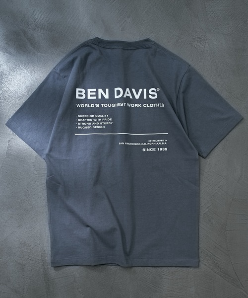 BEN DAVIS（ベンデイビス）の「【 BEN DAVIS ベンデイビス 】MINIGOLILA EMB TEE ミニゴリラ刺繍Ｔシャツ　バックロゴ（Tシャツ/カットソー・レディース・ホワイト/ブラック/ベージュ/グリーン/ブルー・SMALL/MEDIUM/LARGE/X-LARGE）」の14枚目の写真