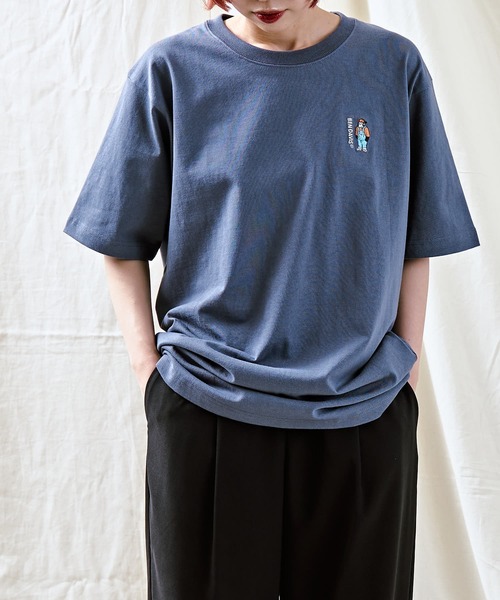 BEN DAVIS（ベンデイビス）の「【 BEN DAVIS ベンデイビス 】MINIGOLILA EMB TEE ミニゴリラ刺繍Ｔシャツ　バックロゴ（Tシャツ/カットソー・レディース・ホワイト/ブラック/ベージュ/グリーン/ブルー・SMALL/MEDIUM/LARGE/X-LARGE）」の19枚目の写真