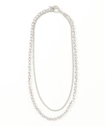 Burner | 【OKUOKU　0909】ステンレス　２WAYネックレス　ショート&ロングで着用可能(ネックレス)