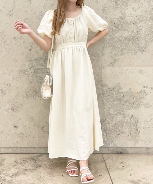 ポコポコクロスパフワンピ【ZOZOTOWN限定アイテム】（ワンピース