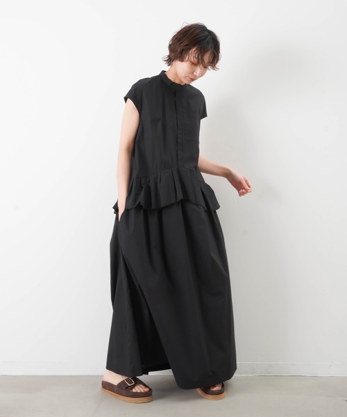 AVIE（アビィ）の「AVIE×LC/LLL フレンチペプラムロングワンピース 