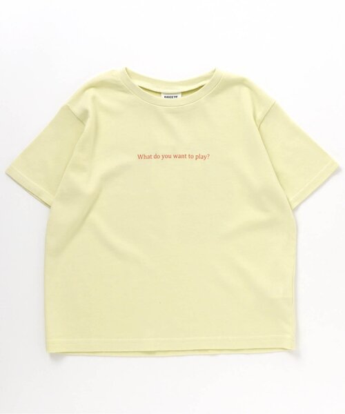 BREEZE（ブリーズ）の「もっとスズシーフォトTシャツ（Tシャツ/カットソー・キッズ・ブラック/ミント/オフホワイト/ピンク/サックスブルー/イエロー・90/100/110/120/80/130/140/150）」の5枚目の写真