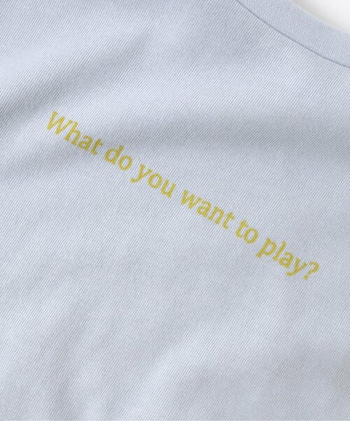 BREEZE（ブリーズ）の「もっとスズシーフォトTシャツ（Tシャツ/カットソー・キッズ・ブラック/ミント/オフホワイト/ピンク/サックスブルー/イエロー・90/100/110/120/80/130/140/150）」の12枚目の写真