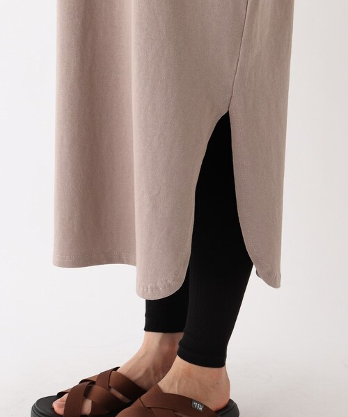 BASECONTROL(ベースコントロール)の「◆【WEB限定】ラウンドヘムカットワンピース(ワンピース・レディース・ガンメタ/グレー系/アイボリー/ブラウン系/パープル系・99)」の19枚目の写真