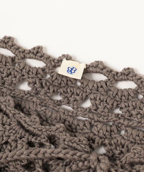 BEAMS BOY(ビームスボーイ)の「BEAMS BOY / かぎ針 付け襟(付け襟・レディース・ナチュラル/グレー・ONE SIZE)」の7枚目の写真