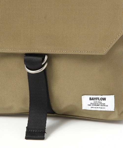 BAYFLOW（ベイフロー）の「フラップサコッシュ（ショルダーバッグ・メンズ・ブラック/ベージュ/パープル/ネイビー/その他1/その他2/クリアブルー/カーキ・FREE）」の19枚目の写真