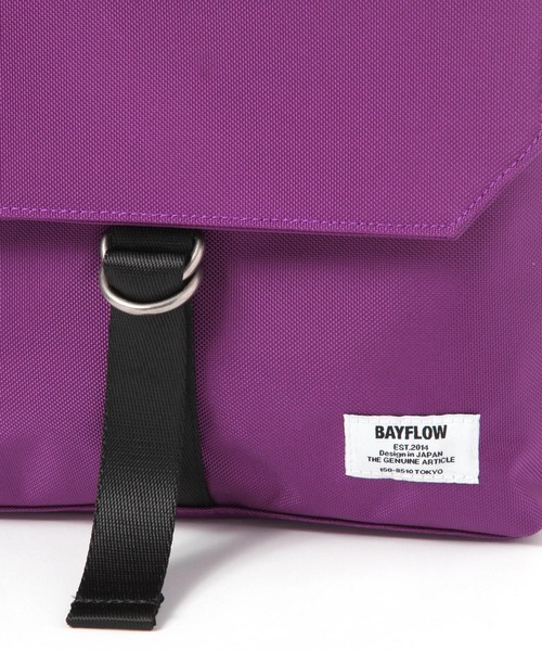 BAYFLOW（ベイフロー）の「フラップサコッシュ（ショルダーバッグ・メンズ・ブラック/ベージュ/パープル/ネイビー/その他1/その他2/クリアブルー/カーキ・FREE）」の21枚目の写真