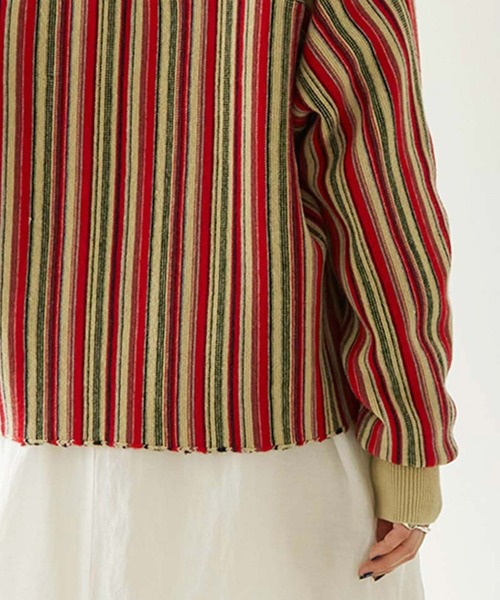 nitca（ニトカ）の「マルチガーターカーディガン（カーディガン/ボレロ・レディース・パープル/レッド・FREE）」の5枚目の写真