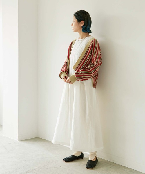 nitca（ニトカ）の「マルチガーターカーディガン（カーディガン/ボレロ・レディース・パープル/レッド・FREE）」の6枚目の写真