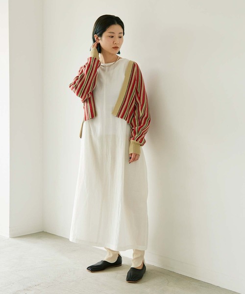 nitca（ニトカ）の「マルチガーターカーディガン（カーディガン/ボレロ・レディース・パープル/レッド・FREE）」の7枚目の写真