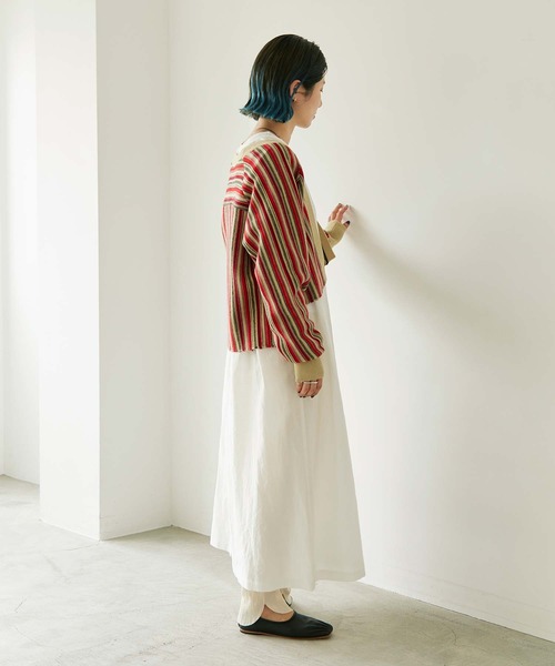 nitca（ニトカ）の「マルチガーターカーディガン（カーディガン/ボレロ・レディース・パープル/レッド・FREE）」の8枚目の写真