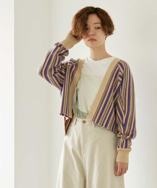 nitca（ニトカ）の「マルチガーターカーディガン（カーディガン/ボレロ・レディース・パープル/レッド・FREE）」の12枚目の写真