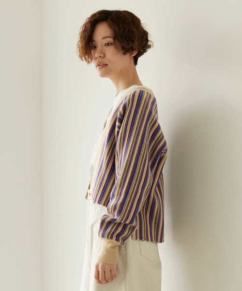 nitca（ニトカ）の「マルチガーターカーディガン（カーディガン/ボレロ・レディース・パープル/レッド・FREE）」の11枚目の写真