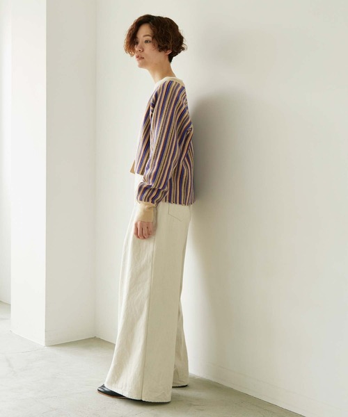 nitca（ニトカ）の「マルチガーターカーディガン（カーディガン/ボレロ・レディース・パープル/レッド・FREE）」の14枚目の写真