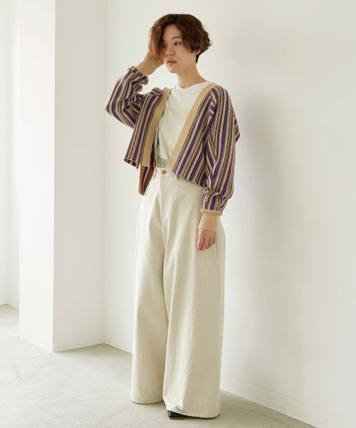 nitca（ニトカ）の「マルチガーターカーディガン（カーディガン/ボレロ・レディース・パープル/レッド・FREE）」の17枚目の写真