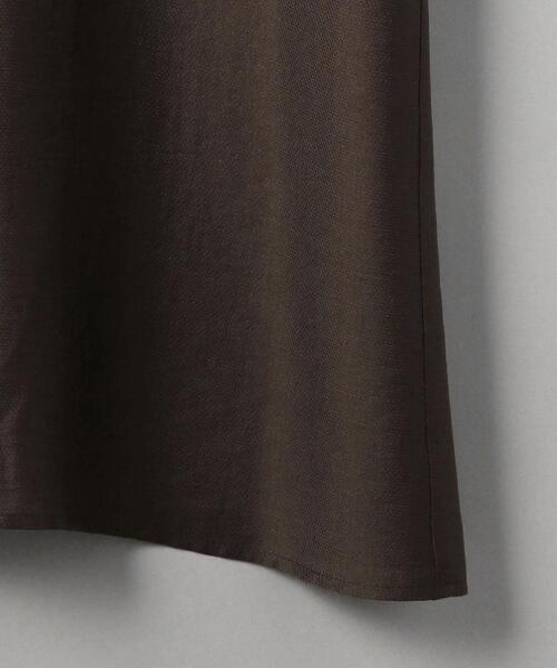 BEAUTY&YOUTH UNITED ARROWS（ビューティーアンドユースユナイテッドアローズ）の「BY ヘンリーネックギャザー9分袖ワンピース（ワンピース・レディース・イエロー/ダークブラウン/ブラック・FREE）」の12枚目の写真