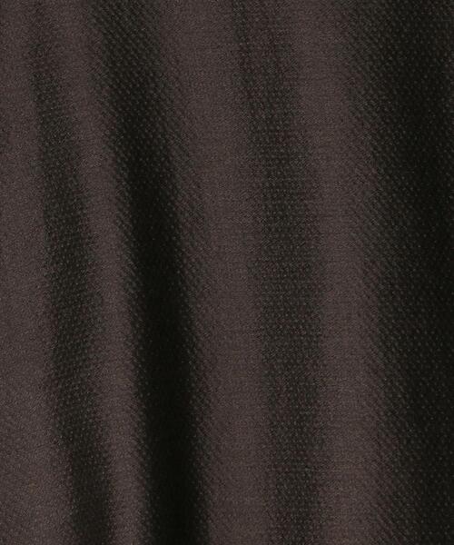 BEAUTY&YOUTH UNITED ARROWS（ビューティーアンドユースユナイテッドアローズ）の「BY ヘンリーネックギャザー9分袖ワンピース（ワンピース・レディース・イエロー/ダークブラウン/ブラック・FREE）」の14枚目の写真