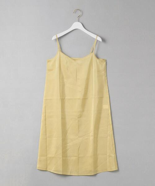 BEAUTY&YOUTH UNITED ARROWS（ビューティーアンドユースユナイテッドアローズ）の「BY ヘンリーネックギャザー9分袖ワンピース（ワンピース・レディース・イエロー/ダークブラウン/ブラック・FREE）」の22枚目の写真