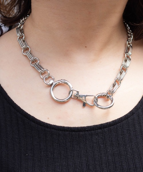 WEGO(ウィゴー)の「WEGO/カラビナネックレス(ネックレス・レディース・その他1/その他2/その他3・FREE)」の3枚目の写真