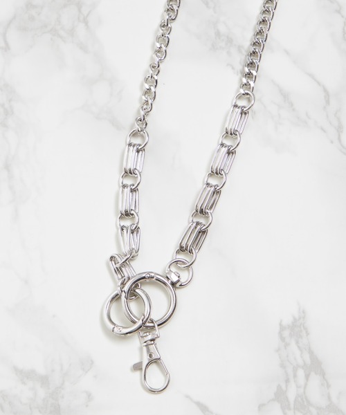 WEGO(ウィゴー)の「WEGO/カラビナネックレス(ネックレス・レディース・その他1/その他2/その他3・FREE)」の6枚目の写真