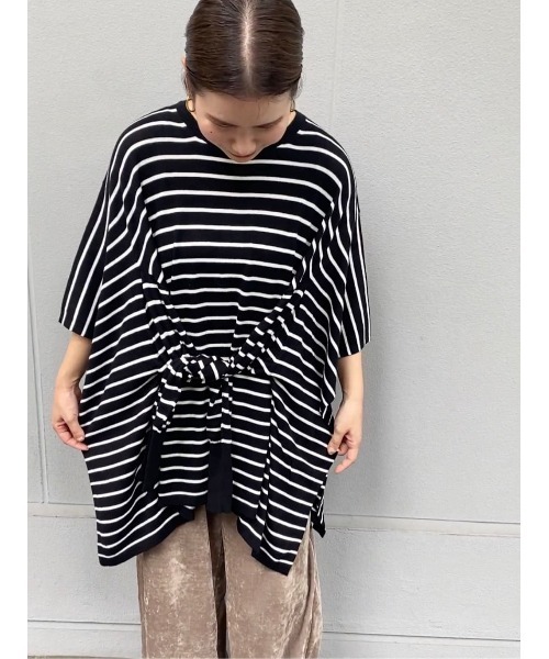 BEARDSLEY（ビアズリー）の「カーディガン、ポンチョ、プルオーバーで楽しめる NEWヒラヒラハオリ（カーディガン/ボレロ・レディース・レッド/ネイビー/ホワイト・FREE）」の9枚目の写真