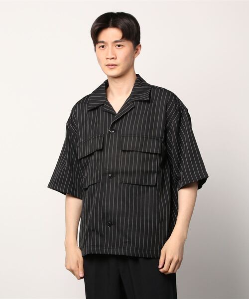 Beno(ビーノ)の「オーバーサイズCPO半袖シャツ(シャツ/ブラウス・メンズ・J/A/D/M/O/G/B/K/N/F/H/L/E/I/C・L/M/XL)」の18枚目の写真
