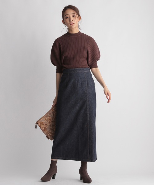 Andemiu（アンデミュウ）の「レースアップデニムスカート214883（デニムスカート・レディース・グレー/インディゴブルー・SMALL/MEDIUM）」の20枚目の写真