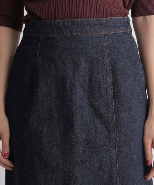 Andemiu（アンデミュウ）の「レースアップデニムスカート214883（デニムスカート・レディース・グレー/インディゴブルー・SMALL/MEDIUM）」の10枚目の写真