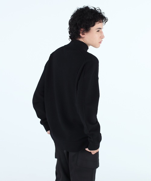 Y-3（ワイスリー）の「M CLASSIC MERINO BLEND KNITTED HZ SWEATER（ニット/セーター・メンズ・ブラック・SMALL/MEDIUM/LARGE/X-LARGE/X-SMALL）」の3枚目の写真