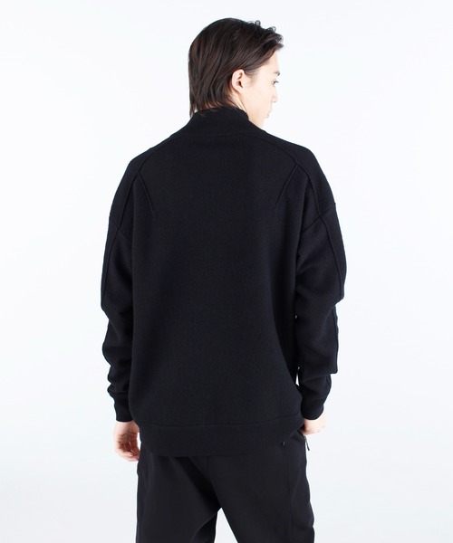 Y-3（ワイスリー）の「M CLASSIC MERINO BLEND KNITTED HZ SWEATER（ニット/セーター・メンズ・ブラック・SMALL/MEDIUM/LARGE/X-LARGE/X-SMALL）」の8枚目の写真