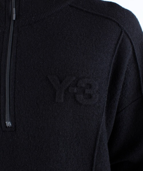 Y-3（ワイスリー）の「M CLASSIC MERINO BLEND KNITTED HZ SWEATER（ニット/セーター・メンズ・ブラック・SMALL/MEDIUM/LARGE/X-LARGE/X-SMALL）」の9枚目の写真