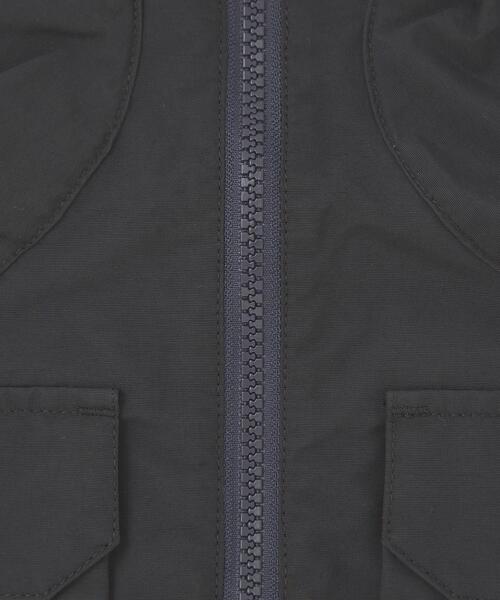 grn（ジーアールエヌ）の「【別注】EX＜grn outdoor （ジーアールエヌ アウトドア）＞ソトアソビ ベスト（ベスト・キッズ・ブラック/ベージュ・S(120-130)/M(140-150)）」の8枚目の写真