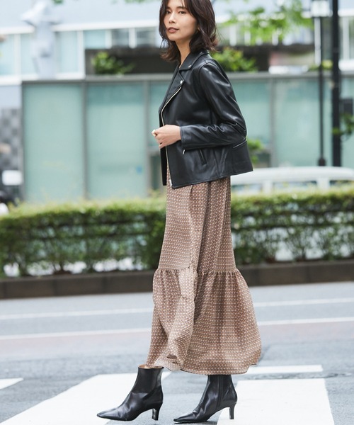 RIVE DROITE(リヴドロワ)の「【IPEKER(イペカ)】モザイクプリントワンピース(ワンピース・レディース・ブラウン/ブルー・FREE)」の11枚目の写真